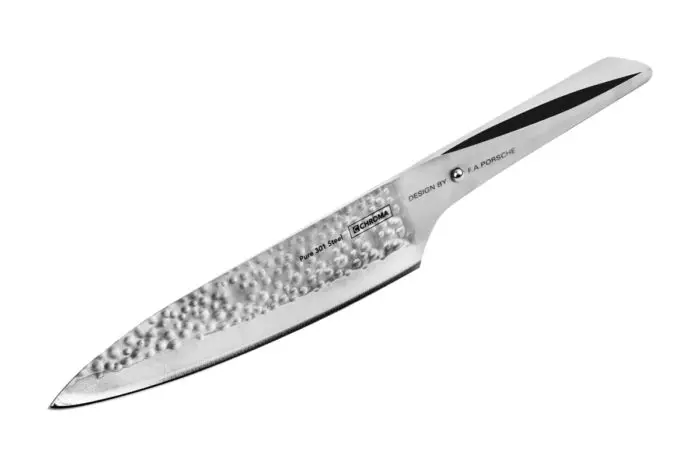 Chroma P18 Type 301 Hammered Chef's Knife, 8"