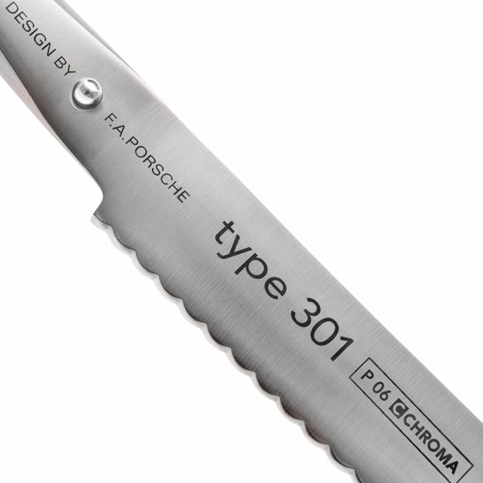Chroma P06 Type 301 Bread Knife, 8.5"