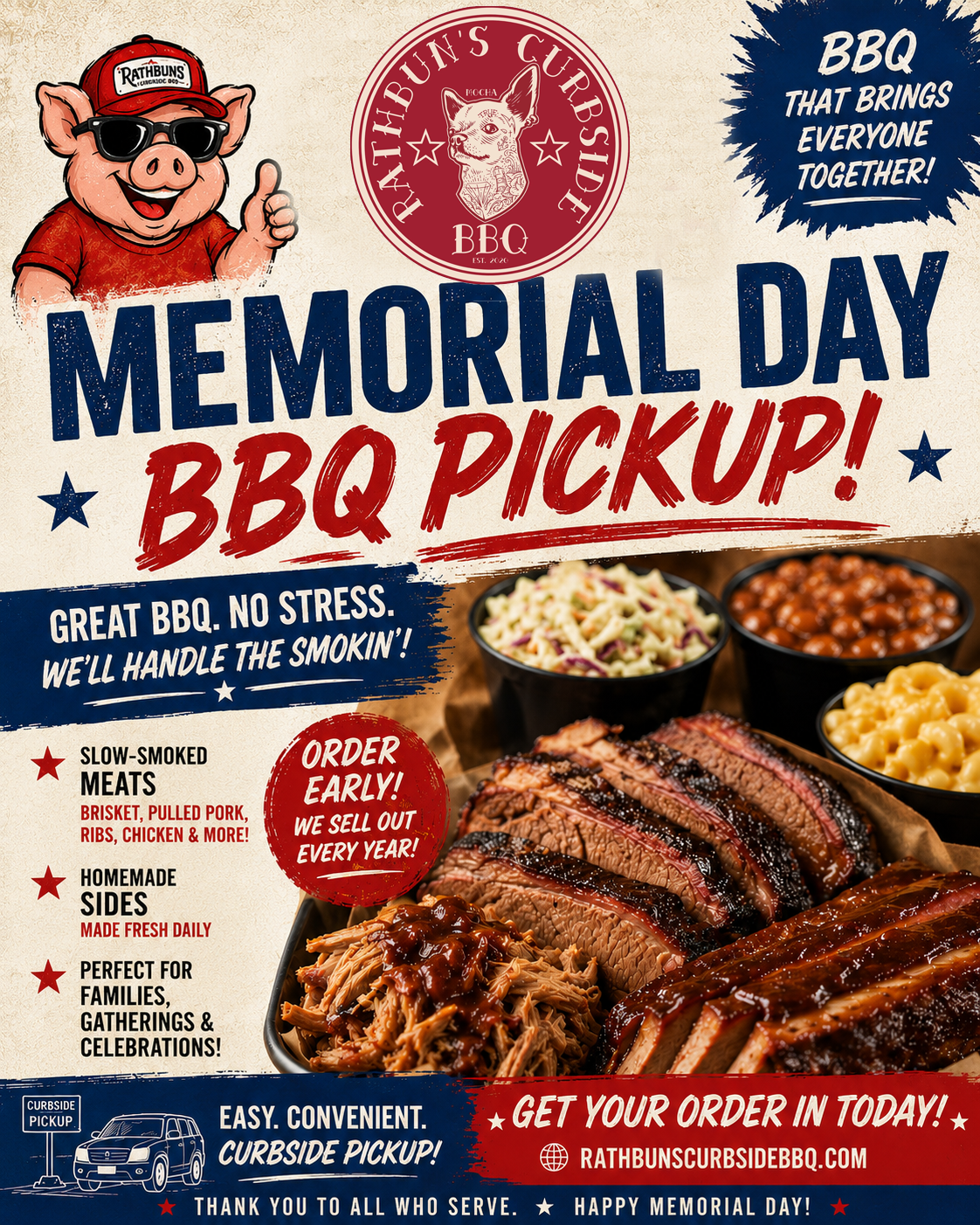 2026 Memorial Day - Rathbun's Curbside BBQ