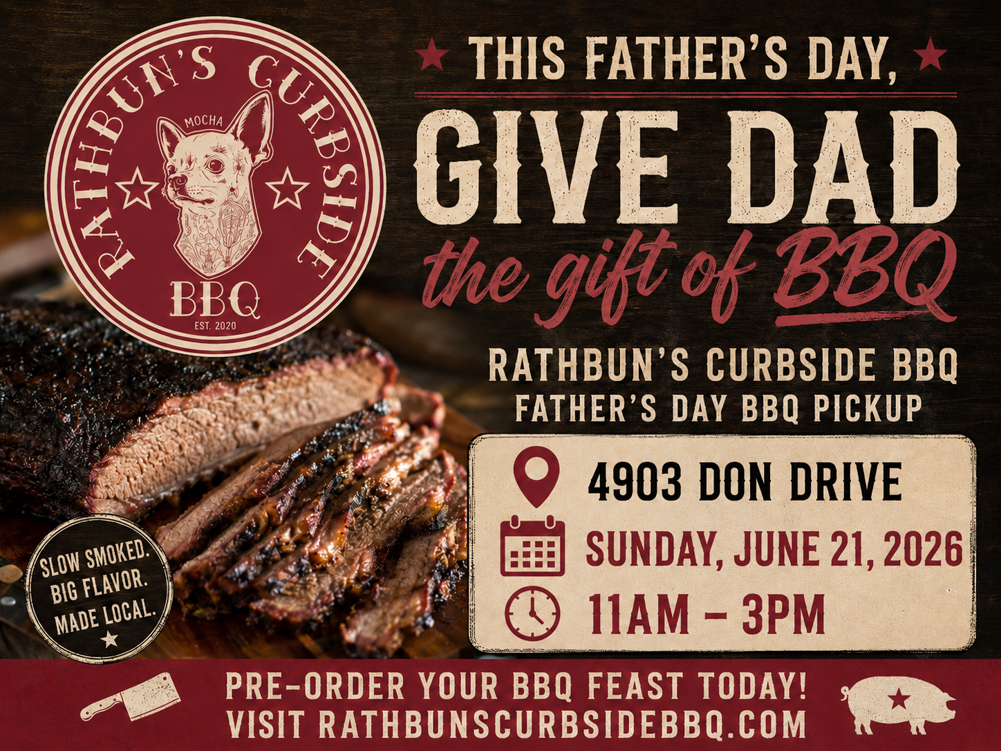 2026 SUPER BOWL - Rathbun's Curbside BBQ